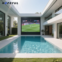 Écran vidéo mural LED étanche pour piscine, grand écran TV