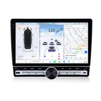 Autoradio DUDUAUTO 10,1 pouces universel avec kits de cadre de voiture spéciaux et boutons, modèle d'autoradio SU7, écran style SU7