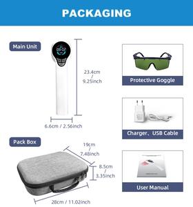 Láser <span class=keywords><strong>de</strong></span> mano Alivio del <span class=keywords><strong>dolor</strong></span> Acupuntura LLLT Terapia láser <span class=keywords><strong>de</strong></span> bajo nivel Hinchazón Tratamiento <span class=keywords><strong>de</strong></span> heridas 650nm 808nm <span class=keywords><strong>Fisioterapia</strong></span> - Product Image 6