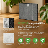 Filtre désodorisant HEPA H12 intégré, respectueux de l'environnement, haute perméabilité, compatible FZ-F28SF, compatible avec les purificateurs d'air FU-F28 FU-G30