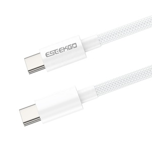 Cable ESEEKGO G-311C de 3 Metros, Tipo-C a Tipo-C, Trenzado de Nailon, Carga Rápida de 6A para Teléfonos Móviles Android/iOS, Cámara, Cobre Puro - Product Image 1
