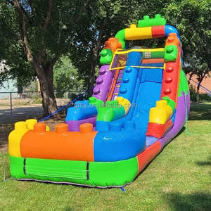 GMY Inflatables, toboggan aquatique gonflable pour adultes et enfants, blocs <span class=keywords><strong>de</strong></span> construction commerciaux, <span class=keywords><strong>jeu</strong></span> <span class=keywords><strong>de</strong></span> rôle, toboggan aquatique - Product Image 4