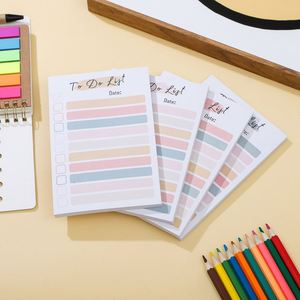Bloc de Notas con 50 Hojas para Listas de Tareas, Notas Adhesivas de Colores, Bloc de Notas Adhesivas, Planificador Diario Portátil, Lista de Compras - Product Image 3