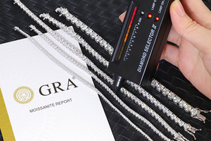 Various sizes tennis chain bracelet VVS moissanite diamond Pass diamond tester Gold plated 925 sterling sliver GRA certificate - Product Image 5