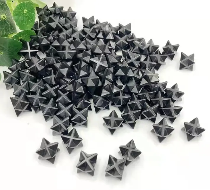 Hot Sale Shungite merkaba hexagram For European and American art