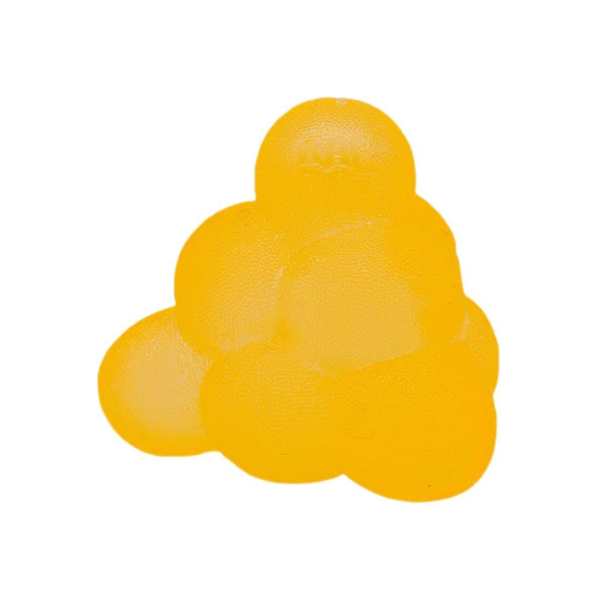 Matte finish triangular cube in orange-opp bag