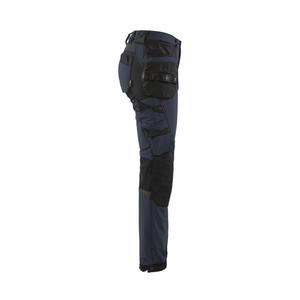 BLAKLADER - 719216458699C44 Pantalon d'artisan femme stretch dans les 4 sens Marine foncé/Noir-PANTALON DE TRAVAIL EAN 7330509741726 - Product Image 5