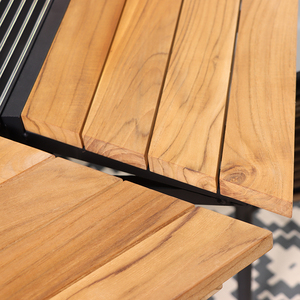 Ensemble <span class=keywords><strong>de</strong></span> salle à manger en <span class=keywords><strong>bois</strong></span> <span class=keywords><strong>Table</strong></span> <span class=keywords><strong>de</strong></span> barbecue Foyer Mobilier d'extérieur rempli <span class=keywords><strong>de</strong></span> fonctionnalités Aluminium rond pour Banquet pliable <span class=keywords><strong>de</strong></span> <span class=keywords><strong>jardin</strong></span> <span class=keywords><strong>de</strong></span> patio extérieur - Product Image 6