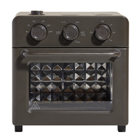 Four à air chaud et grille-pain 6-en-1 avec fonction vapeur, préchauffage rapide, four multifonctionnel domestique de 12 litres pour comptoir