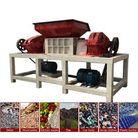 Edelstahl- und Aluminium-Verarbeitungs-Doppelwellen-Schredder mit Getriebe/Motor für Industrielle Recyclinganlagen