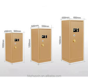 Modern steel <b>safe</b> with multiple <b>locks</b> (<b>key</b>/fingerprint/ electronic) that can be interchanged, suitable for indoor/outdoor use - Product Image 5