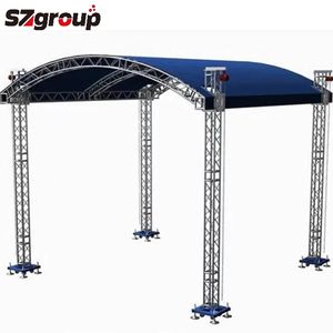 Truss carré en alliage d'aluminium portable au prix d'usine pour l'éclairage de scène, les expositions, les concerts, conception modulaire, capacité de charge de 1000 kg - Product Image 1