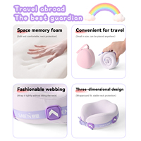Nouvel Arrivage Oreiller de Voyage Ergonomique en Mousse à Mémoire de Forme en U pour Enfants avec Sac de Rangement – Oreiller de Soutien Portable Multifonctionnel pour Voiture