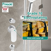 Frascio filigrane encastré dans le mur en laiton robinet de douche robinet inverseur mitigeur en laiton robinets de bain et de douche