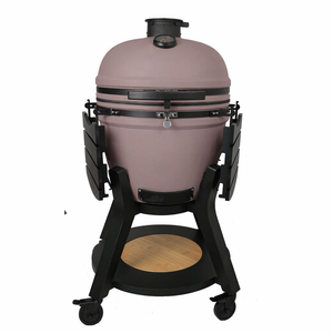 Auplex AU-23S Parrilla de Carbón Cerámica Kamado de 23 Pulgadas, Portátil, Plegable, con Carrito, Barbacoa Multifuncional para Exteriores, Ahumador y <span class=keywords><strong>Asador</strong></span> - Product Image 1
