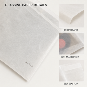 Bolsas de Papel Glassine con Recubrimiento de Cera Personalizadas con MOQ Bajo (100 Unidades) para Zapatos, Calcetines, Ropa y Prendas de Vestir, con Cierre Autoadhesivo - Product Image 5