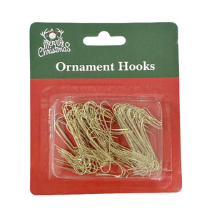 Giáng Sinh Kim Loại Trang Trí S Móc 100Pcs Bóng Móc Treo Bạc/Màu Xanh Lá Cây/Vàng Giáng Sinh Trang Trí - Product Image 5