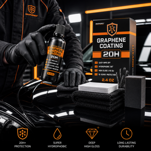 GRAPHONEX กราฟีนโค้ทติ้ง 20H 1000มล. นาโนเซรามิกโค้ทติ้ง ไฮโดรโฟบิก 130 °   เคลือบเงาสูง 110GU ป้องกันอย่างทนทาน - Product Image 5