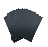 Feuille de ponçage flexible noire, tampon abrasif en feutre pour finition de surface