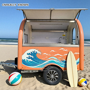 Remolque de Comida Móvil Totalmente Equipado 2025 para Café, Hot Dogs y Comida Rápida, Carrito Galvanizado de Fibra de Vidrio - Product Image 2