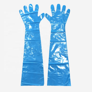 Veteriner veteriner hekim kullanımı ucuz fiyat ile veteriner amaçlı kurşun tek kullanımlık uzun eldiven - Product Image 6