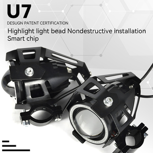 JHS Led Moto Spots Led Phare Led U7 Mini Lumière de Conduite Lumineux Avec Angle Yeux Projecteur Antibrouillard pour Moto - Product Image 5