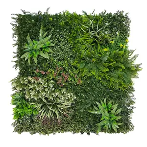 Plante verticale pour décoration intérieure, plantes vertes artificielles, herbe, décoration murale, toile de fond