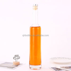 ขวดแก้วฟลินท์ทรงกลมขนาด200มล. 375มล. 500มล. 750มล. ซอสพริกขวดไวน์แอลกอฮอล์น้ำมันมะกอกพร้อมจุกไม้ก๊อก - Product Image 5