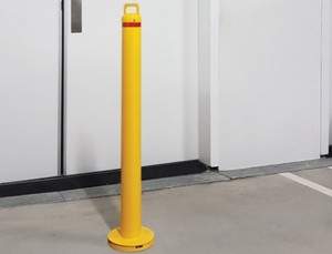 เสาเหล็กแบบถอดได้กุญแจล็อคได้สำหรับลานจอดรถบนพื้นผิวถนนและที่จอดรถกลางแจ้ง - Product Image 5