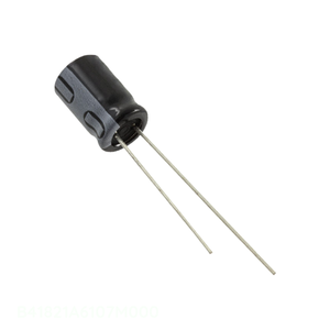 Condensateur RADIAL TH à trou traversant 100 uF 20% 50V, référence B41821A6107M000, en aluminium, pour canal fabricant - Product Image 1