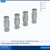 Goupille de couplage de petit diamètre, usinée CNC, en acier zingué, moletée, à bride, personnalisée, en vrac, OEM pour imprimante, scanner, appareil, moteur