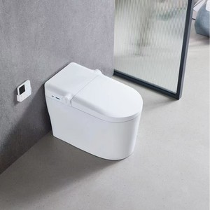 Toilette intelligente moderne avec changement de siège et chasse d'eau entièrement automatiques pour hôtels et gîtes, cuvette allongée multifonctionnelle YS2218 - Product Image 5