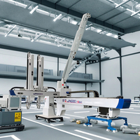 Robot manipulateur industriel télescopique à cinq axes pour machine de moulage par injection, emballage plastique, nouvelle version robuste Jingbei