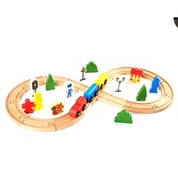 Circuit de jouets en bois, voie de course, offre spéciale, nouveau Type