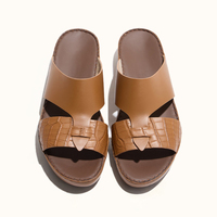Sandales arabes SHIKOL, chaussures italiennes en cuir véritable de qualité supérieure, fabriquées à la main, sandales personnalisées de luxe, sandales pour hommes du Moyen-Orient