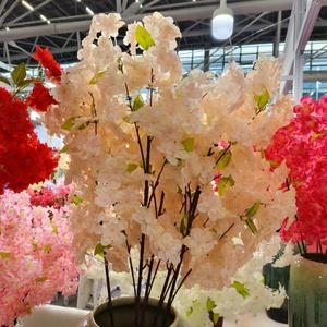Grand arbre de mariage de couleur orange Arbre <span class=keywords><strong>Cerisier</strong></span> artificiel 4.2m Grand arbre à fleurs de <span class=keywords><strong>cerisier</strong></span> Sakura Arbre à fleurs de <span class=keywords><strong>cerisier</strong></span> artificiel - Product Image 4