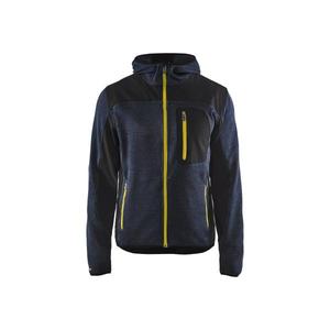 BLAKLADER-Veste tricotée 493021178635XXXL Marine foncé/Jaune-VESTES DE TRAVAIL EAN 7330509658475 - Product Image 1