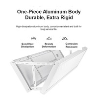 Éclairage LED anti-éblouissement pour terrain de badminton, grille en nid d'abeille, 80W, type bande longue intérieure, lampe suspendue sans ombre pour l'éclairage des terrains