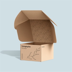 Caja de Regalo Plegable de Papel Kraft Creativa con Ventana Visible para Regalos Pequeños - Product Image 4