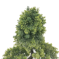 Petit Bonsaï Arbre Plante avec Vase Pin Artificiel Succulent 11ft Intérieur Décoratif Arbre en Pot pour Bureau