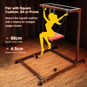 BANSEY Support de balançoire sexuelle autoportant en fer robuste, structure de portique, balançoire avec support pour produits SM 200cm - Product Image 4