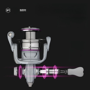 ECOODA SXF Shadow Seeking Spinning Reels River Lake Stream Pesca Cebo Casting Pesca con mosca Spin Made Aleación de metal duradera - Product Image 4