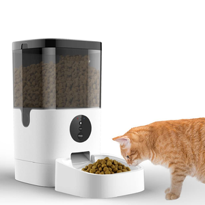 Pet Food Feeder Customized 1080P Dual-band 2.4G 5G Smart Automatic Pet <b>Dog</b> Cat Food Feeder Bowl 5L - Product Image 1