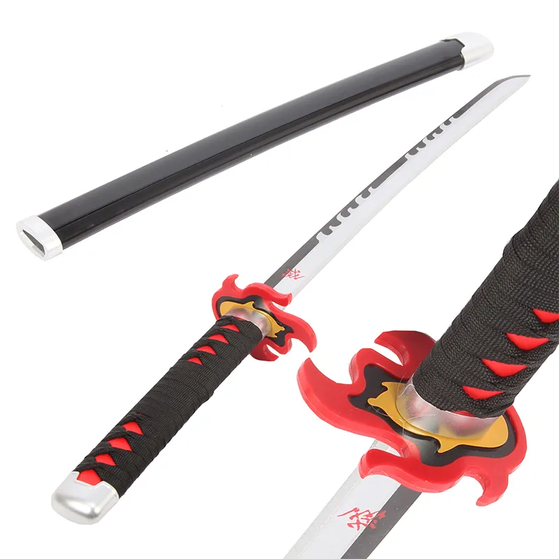 Ming hu demon slayer anime espada kamado tanjirou katana brinquedos de madeira espada