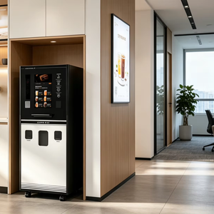 Compact Commercial Coffee Vending Machine with <b>Ice</b> <b>Maker</b> SDK Payment for Office and Convenience Store Use - Product Image 1