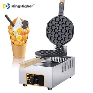 Nouvelle machine à gaufres à bulles de gaz Machine à gaufres à bulles d'oeufs commerciale antiadhésive Fabricant de cônes industriels pour l'alimentation de rue - Product Image 1