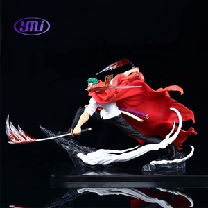 Nuevos Modelos de 28 cm, <span class=keywords><strong>Dos</strong></span> Estilos, Elegante Figura de Anime de Luffy y Ace con <span class=keywords><strong>Tres</strong></span> Espadas, Postura de Batalla con Doble Arma, Zoro - Product Image 3