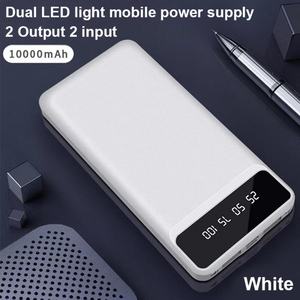Chargeurs portables à double USB de grande capacité 10000 mAh à prix de gros avec affichage numérique LED - Product Image 4