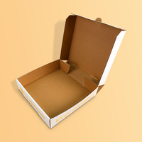 SENCAI Logotipo impreso personalizado Embalaje de alimentos Pizze Entrega Envío Caja de papel corrugado
