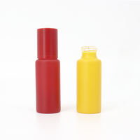 Paket kosmetik Daur Ulang parfum minyak esensial bentuk bulat 30ml, paket kosmetik kosong dengan tekanan berputar